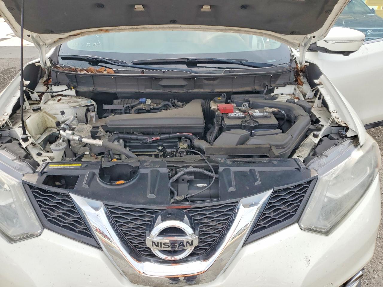 2015 Nissan Rogue Sl Белый vin: 5N1AT2MV9FC896007