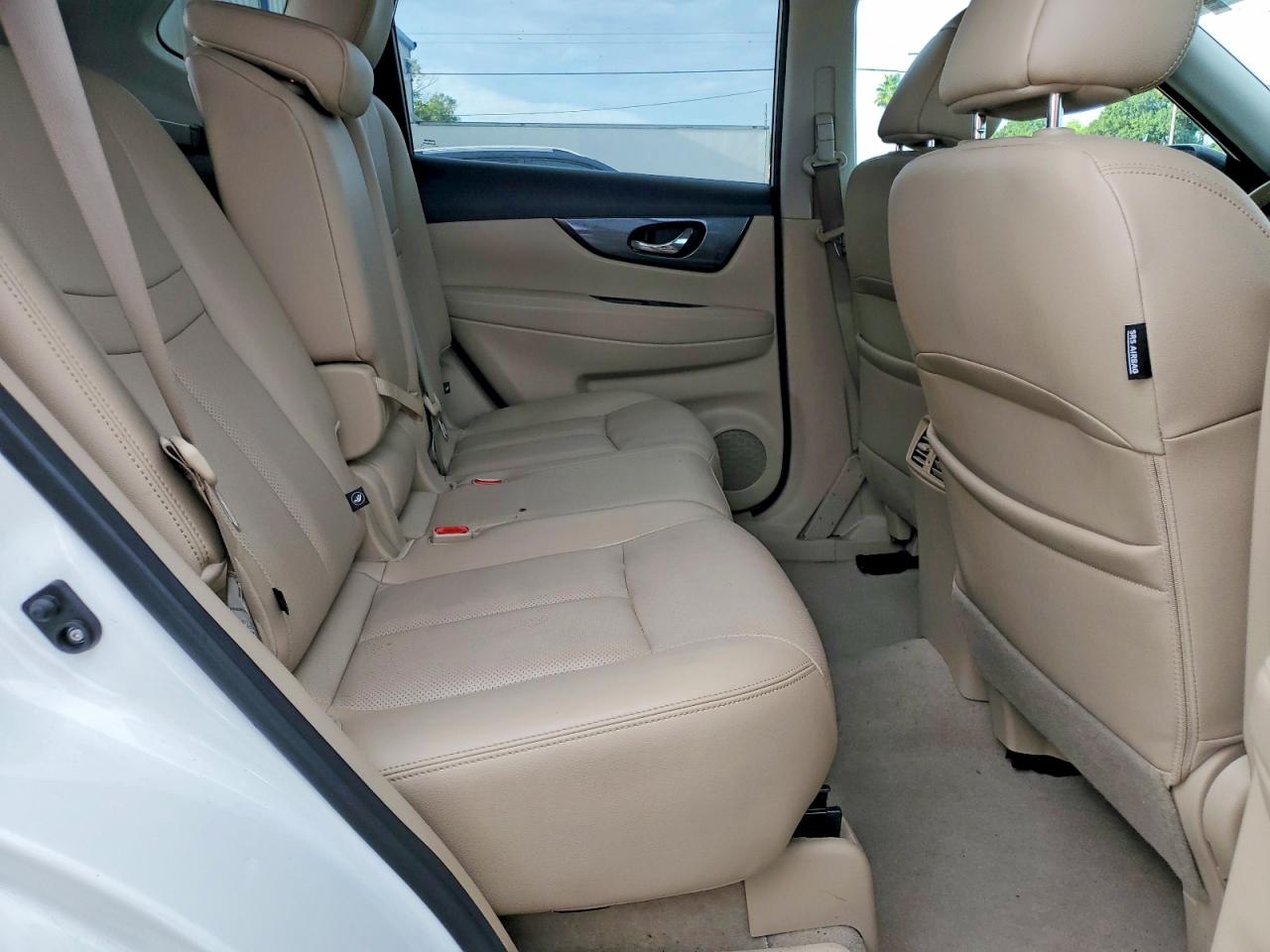 2015 Nissan Rogue Sl Белый vin: 5N1AT2MV9FC896007