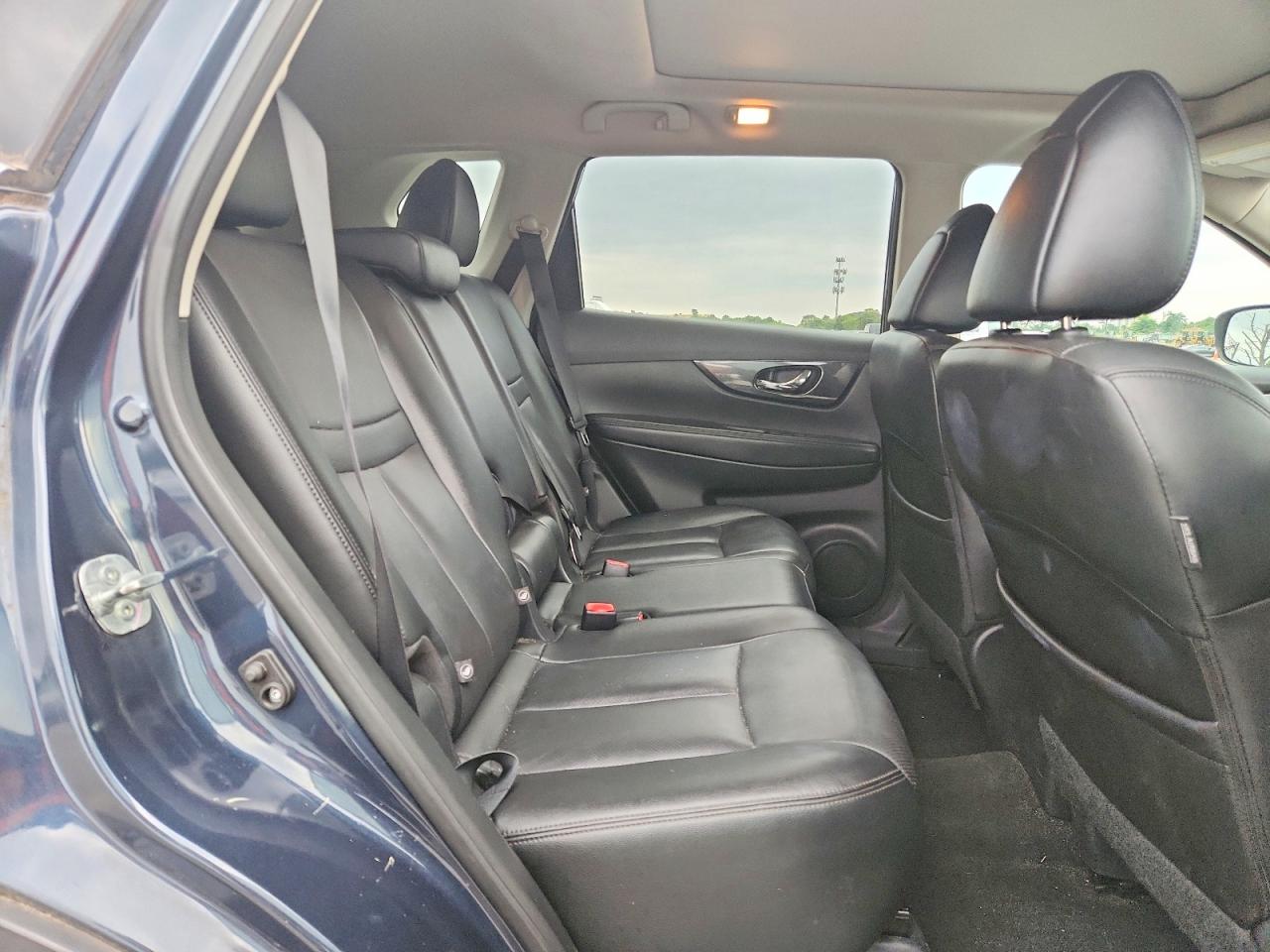 2015 Nissan Rogue Sl Синий vin: 5N1AT2MV9FC897156