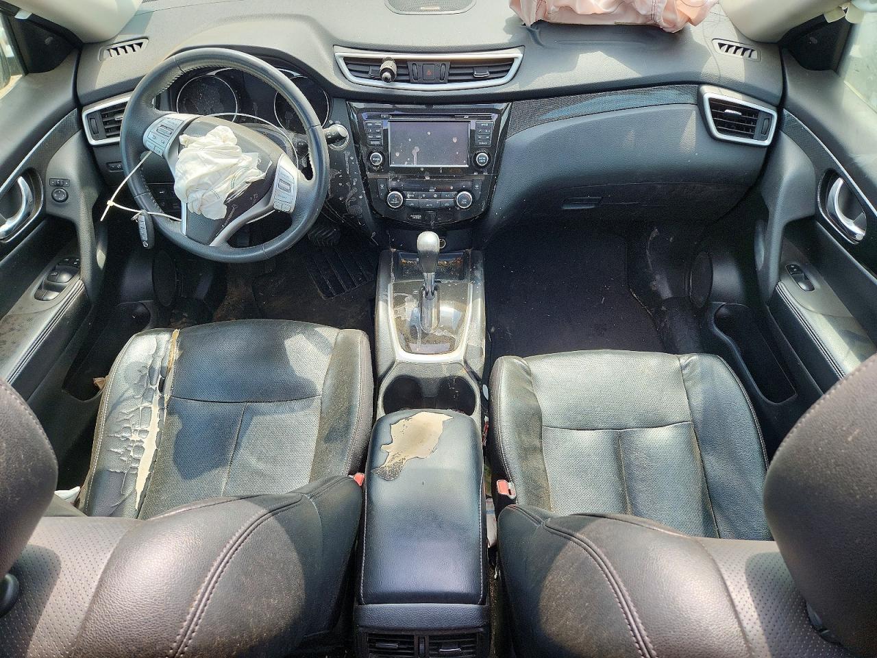 2015 Nissan Rogue Sl Black vin: 5N1AT2MV9FC901755