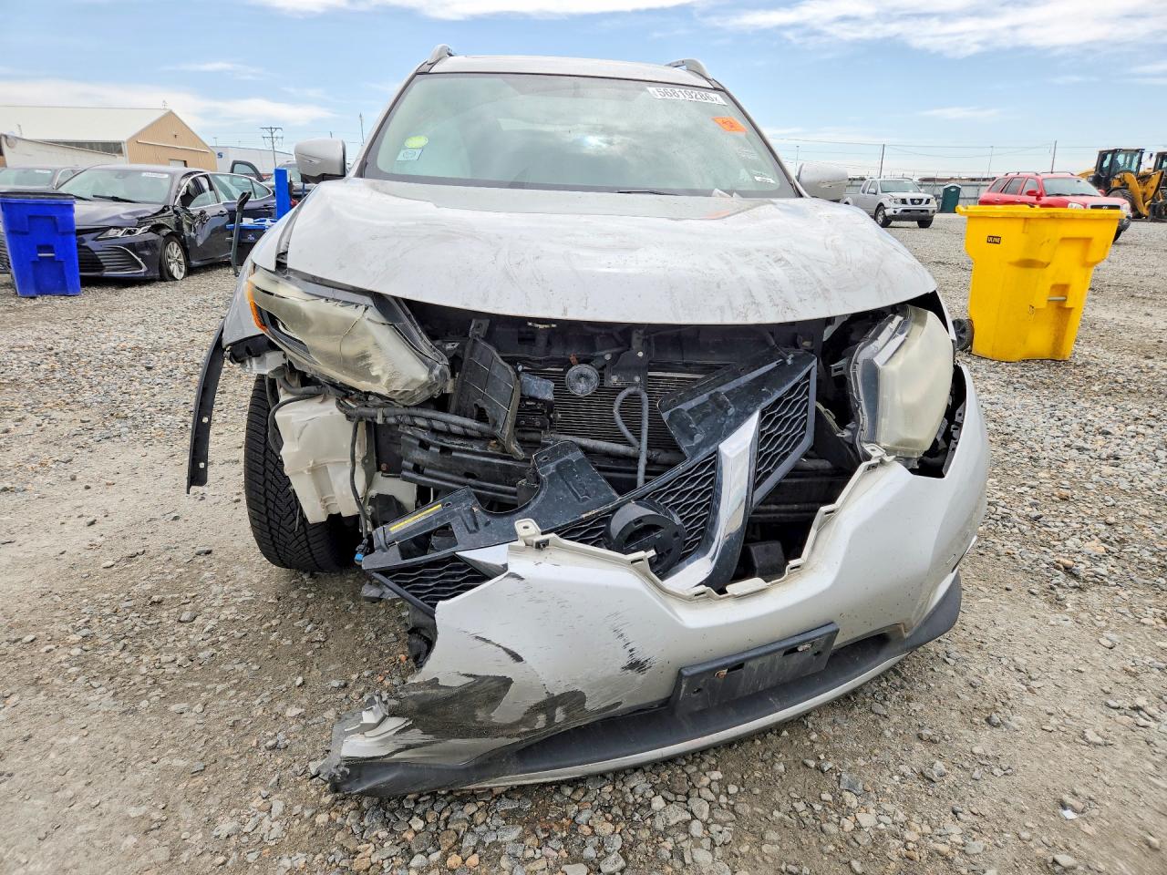 2015 Nissan Rogue Sl Silver vin: 5N1AT2MV9FC915400