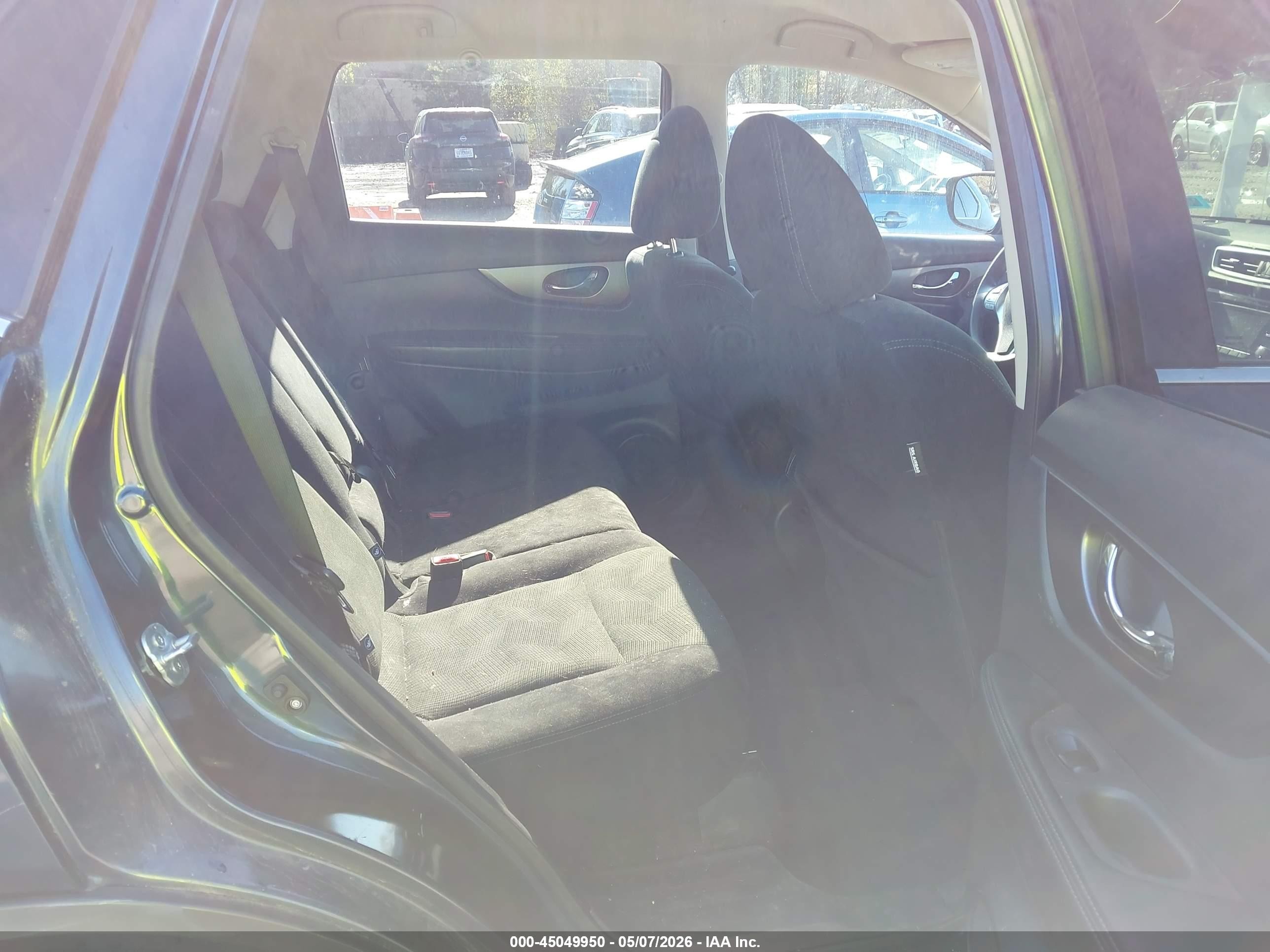 2015 Nissan Rogue Sv Blue vin: 5N1AT2MV9FC918426