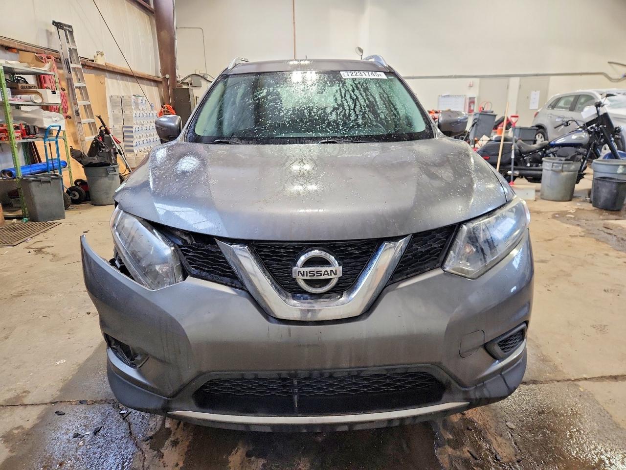 2016 Nissan Rogue S Gray vin: 5N1AT2MV9GC838478