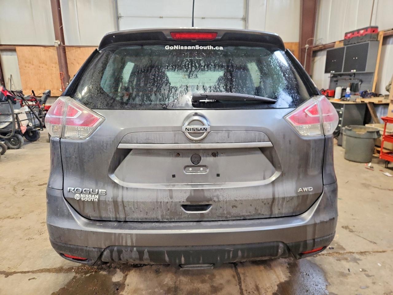 2016 Nissan Rogue S Gray vin: 5N1AT2MV9GC838478