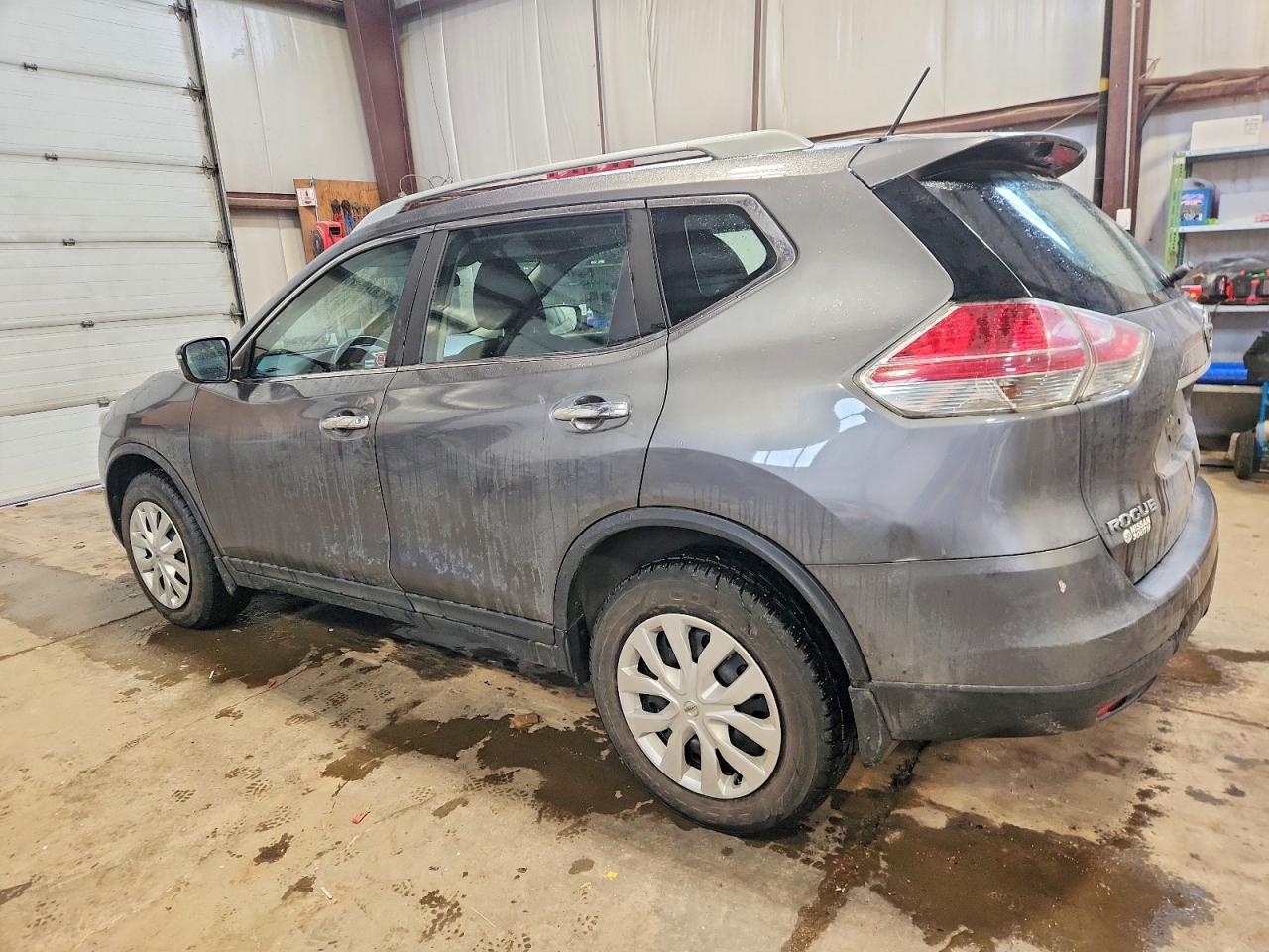 2016 Nissan Rogue S Gray vin: 5N1AT2MV9GC838478