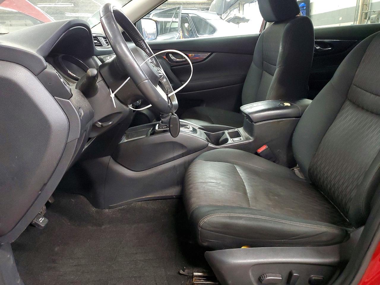 2017 Nissan Rogue Sv Красный vin: 5N1AT2MV9HC832231