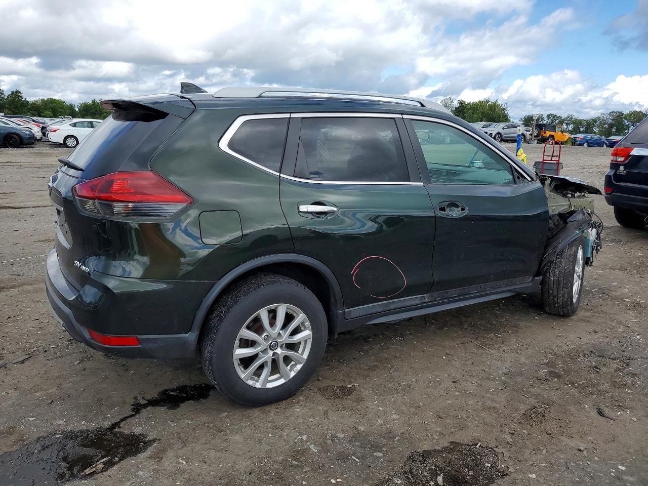 2018 Nissan Rogue Sv Green vin: 5N1AT2MV9JC704626