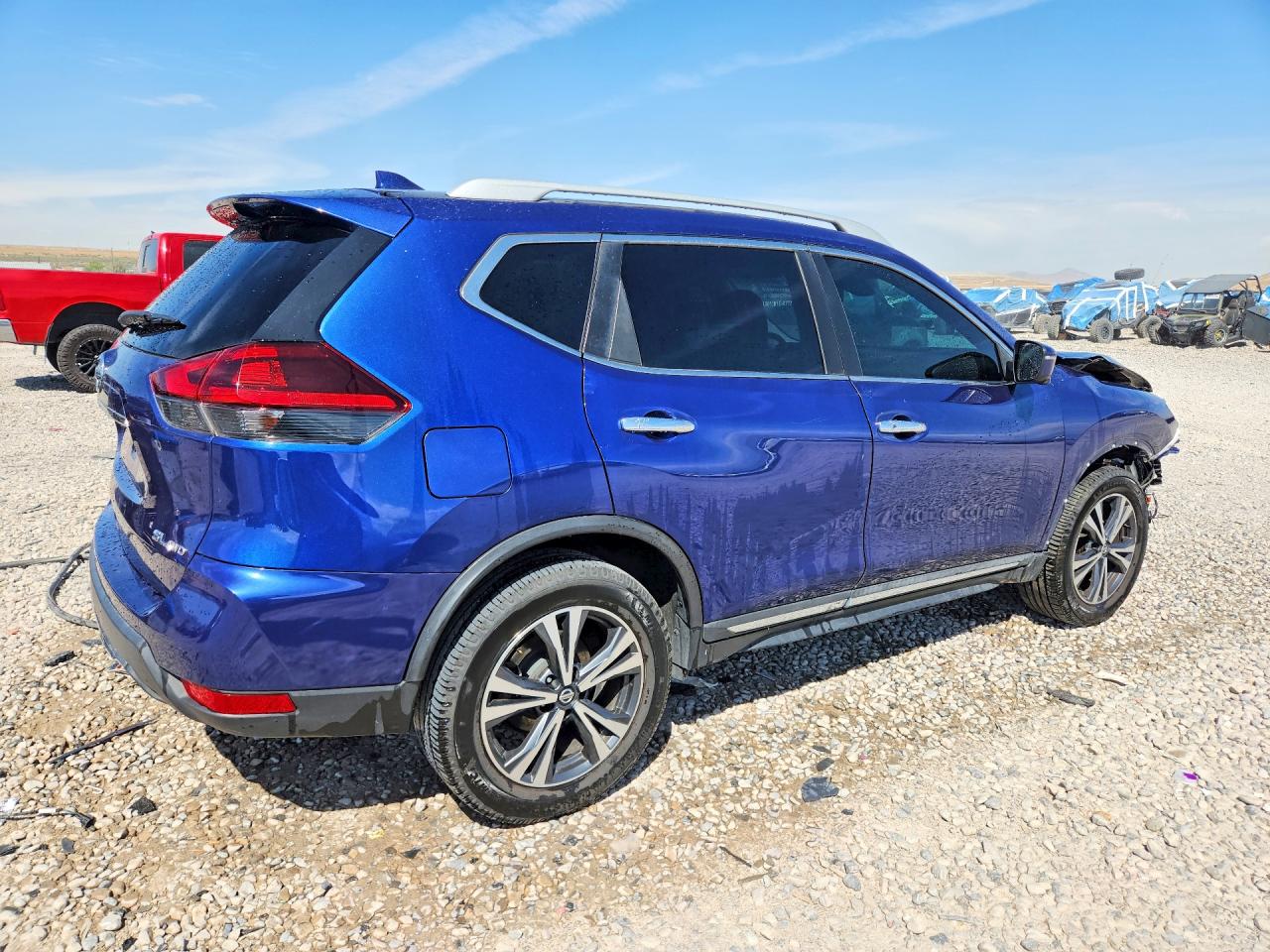 2018 Nissan Rogue Sl Blue vin: 5N1AT2MV9JC733625