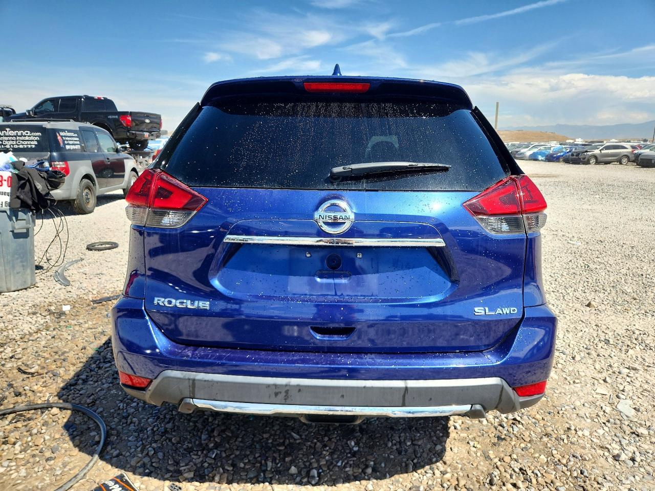 2018 Nissan Rogue Sl Blue vin: 5N1AT2MV9JC733625
