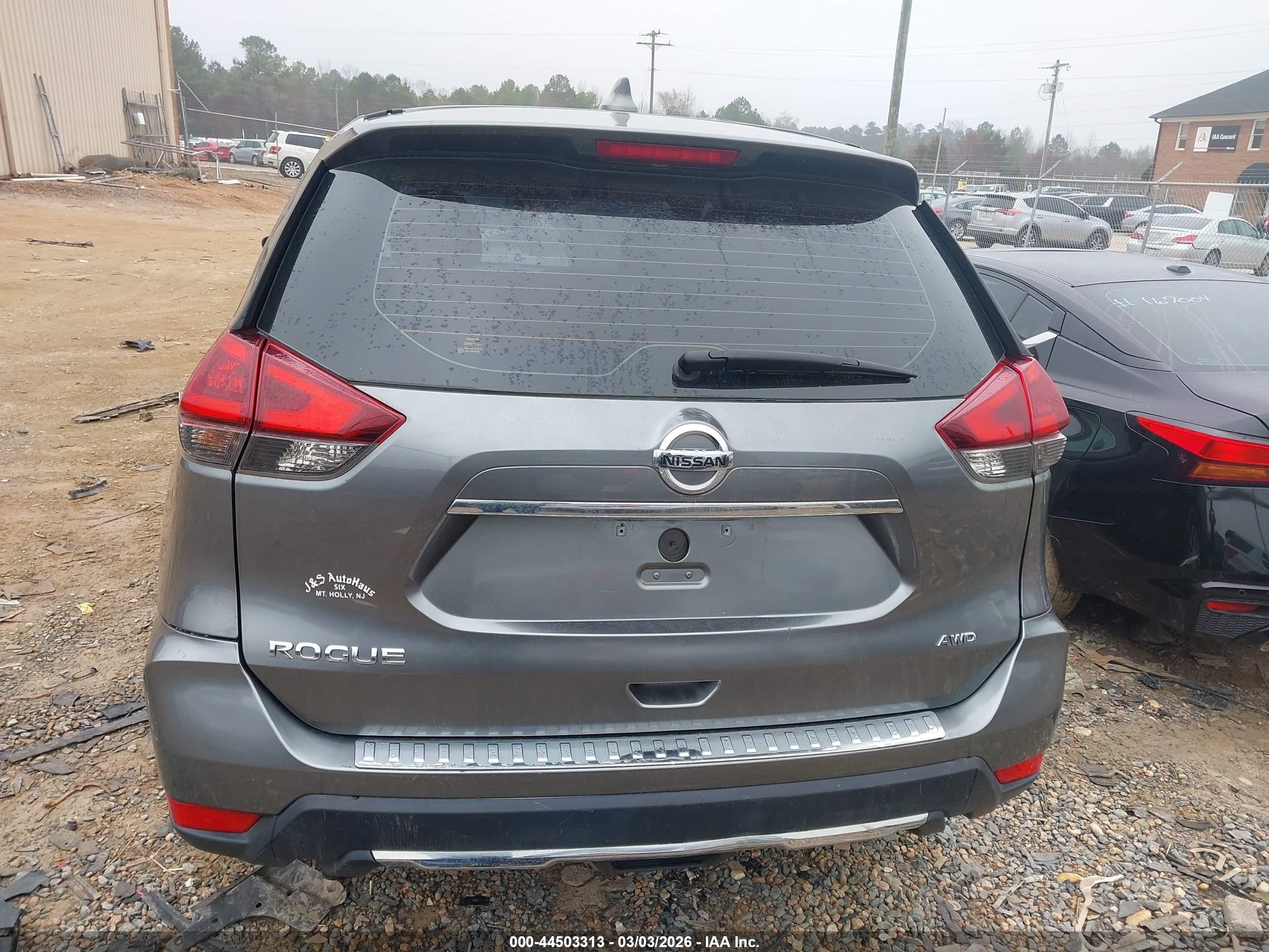 2018 Nissan Rogue S Gray vin: 5N1AT2MV9JC770853