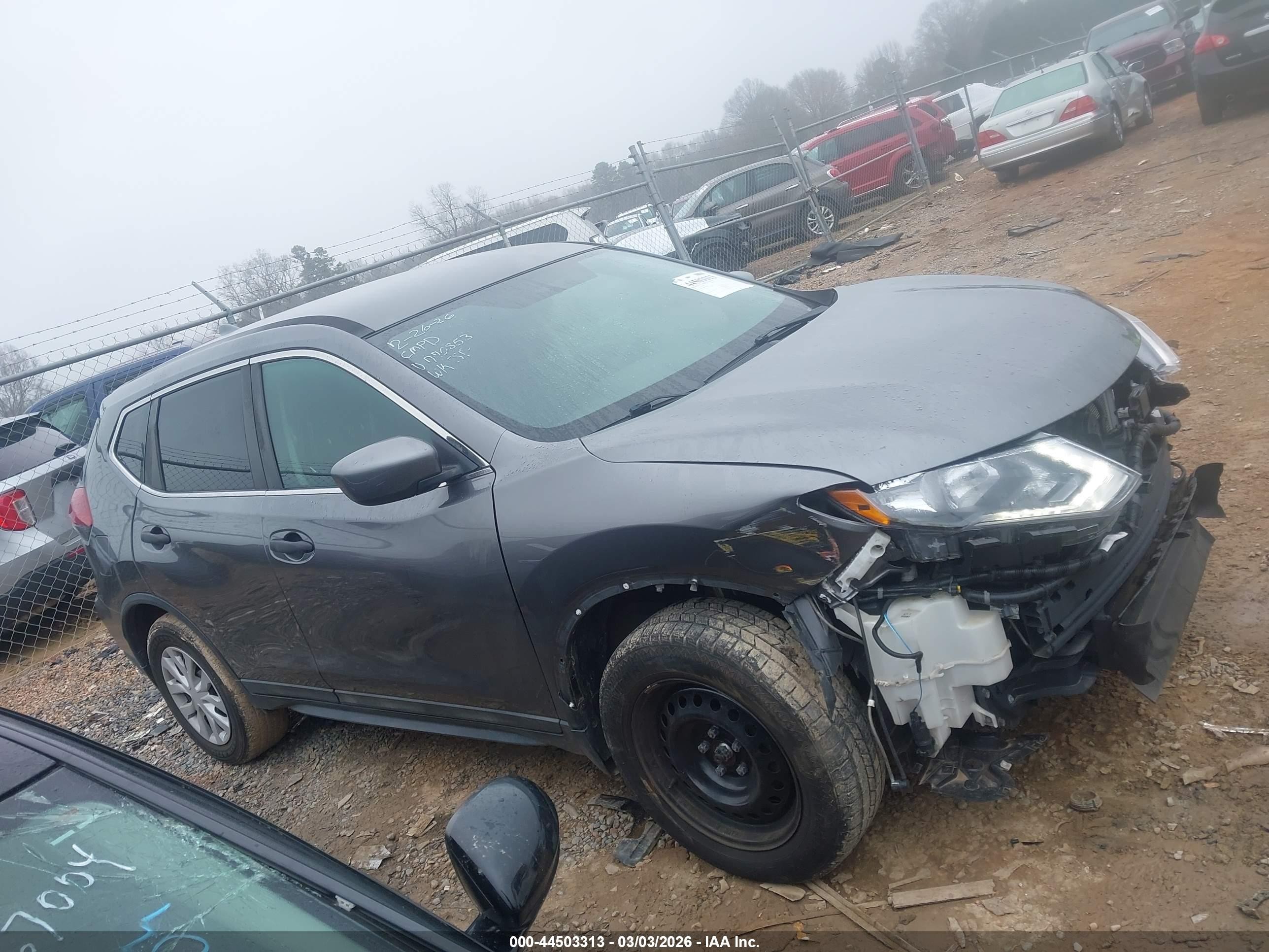 2018 Nissan Rogue S Gray vin: 5N1AT2MV9JC770853