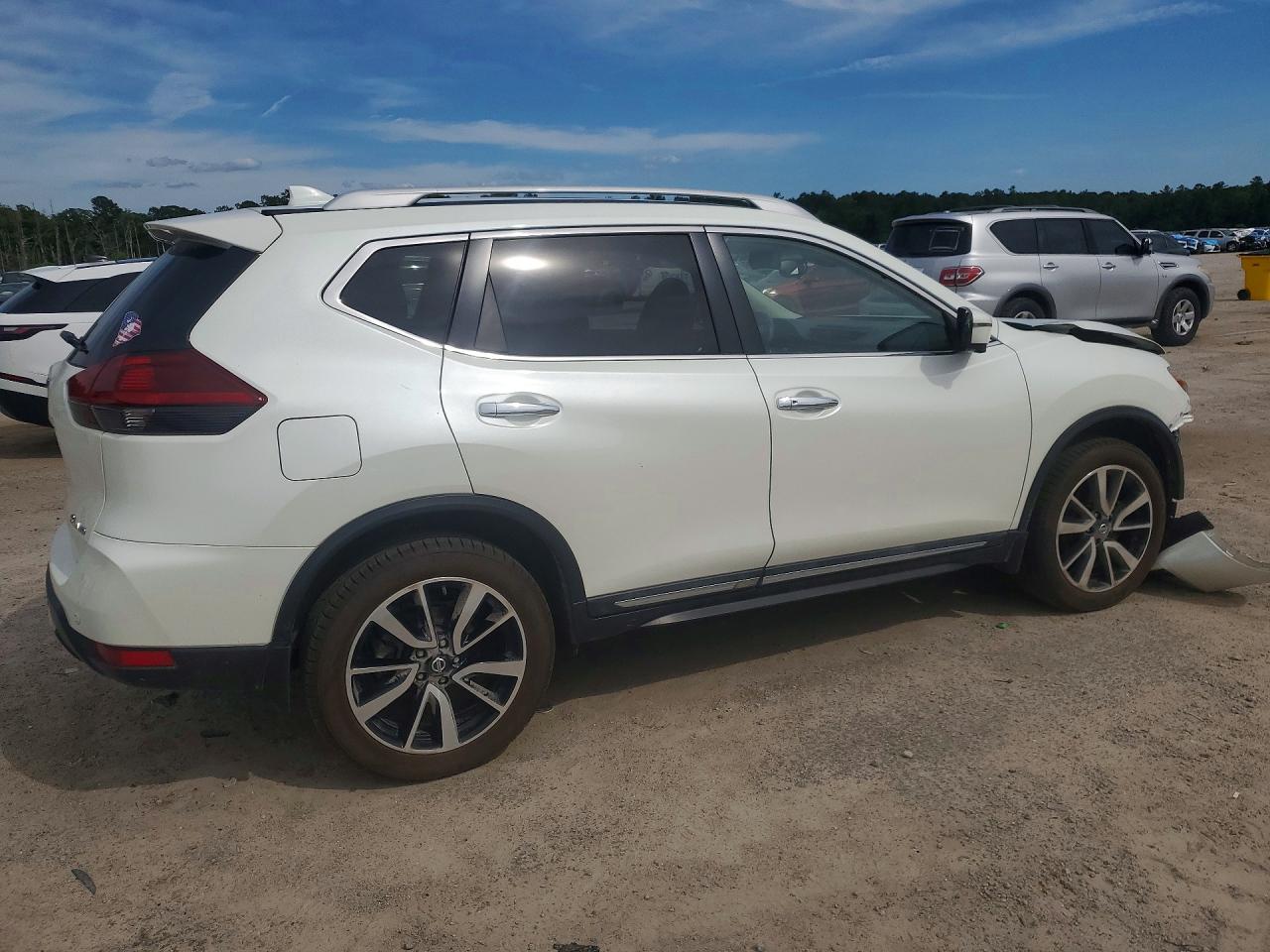 2019 Nissan Rogue Sl White vin: 5N1AT2MV9KC707866
