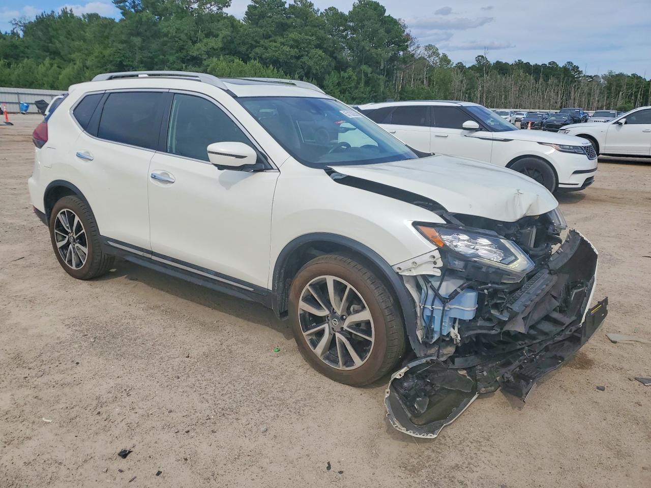 2019 Nissan Rogue Sl White vin: 5N1AT2MV9KC707866