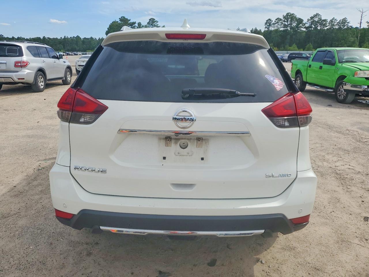 2019 Nissan Rogue Sl White vin: 5N1AT2MV9KC707866