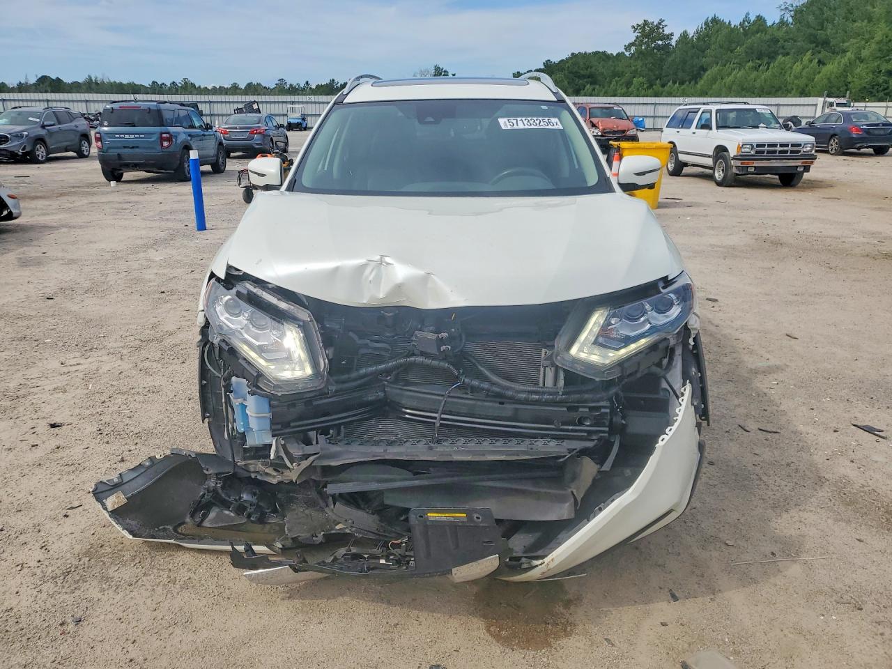 2019 Nissan Rogue Sl White vin: 5N1AT2MV9KC707866