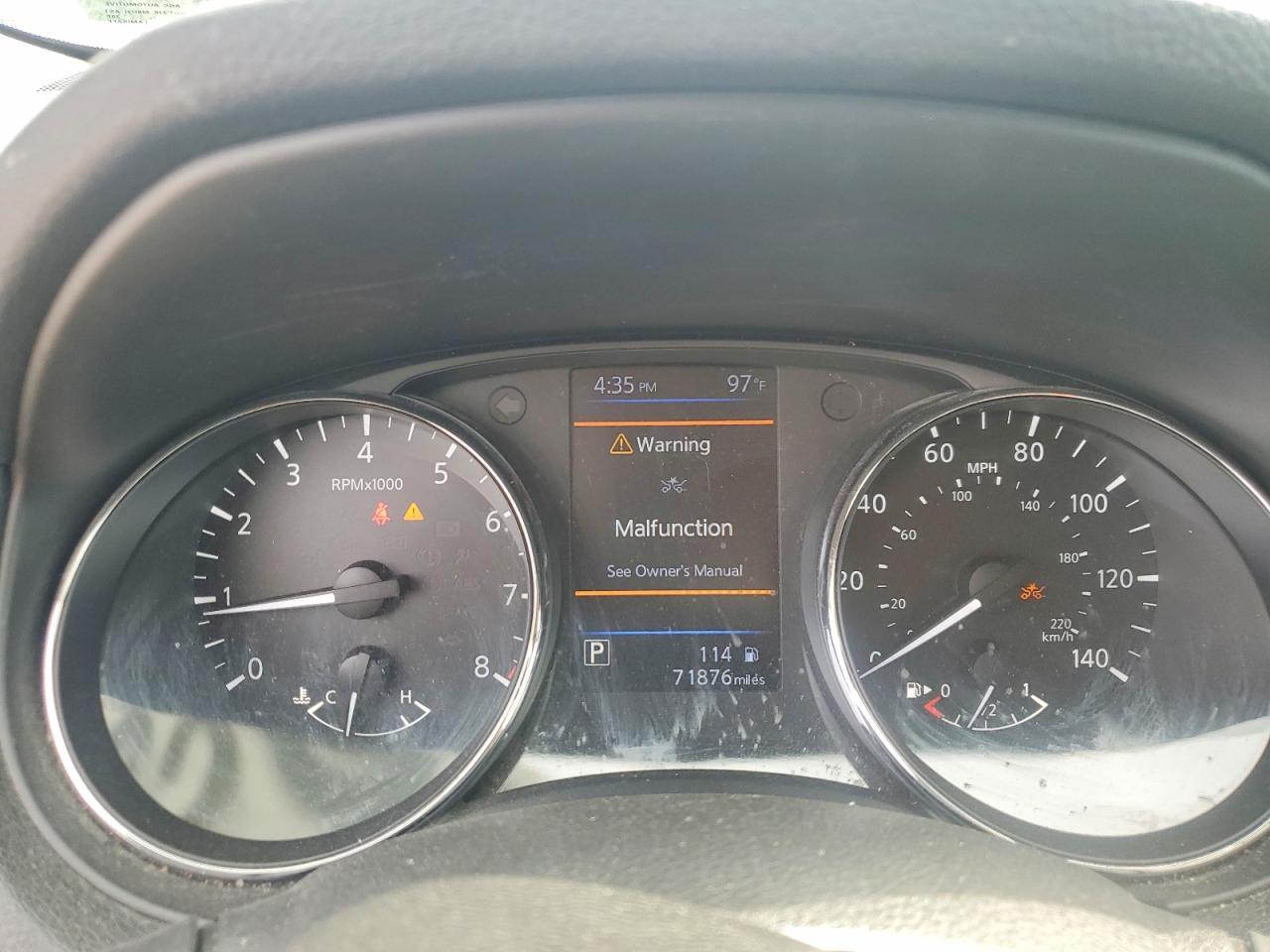2019 Nissan Rogue Sl White vin: 5N1AT2MV9KC707866