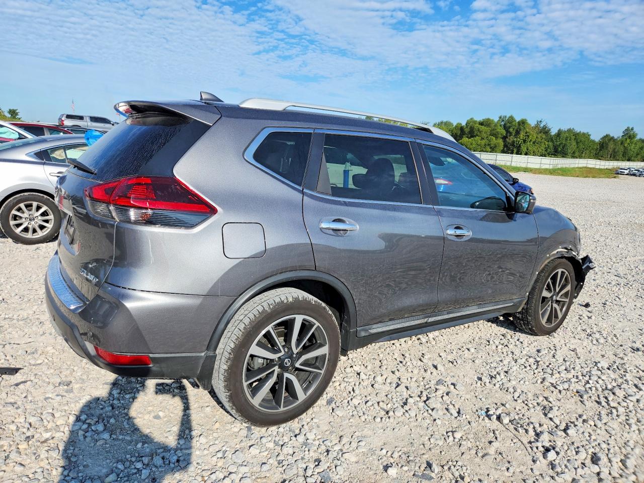 2019 Nissan Rogue Sl Gray vin: 5N1AT2MV9KC808941
