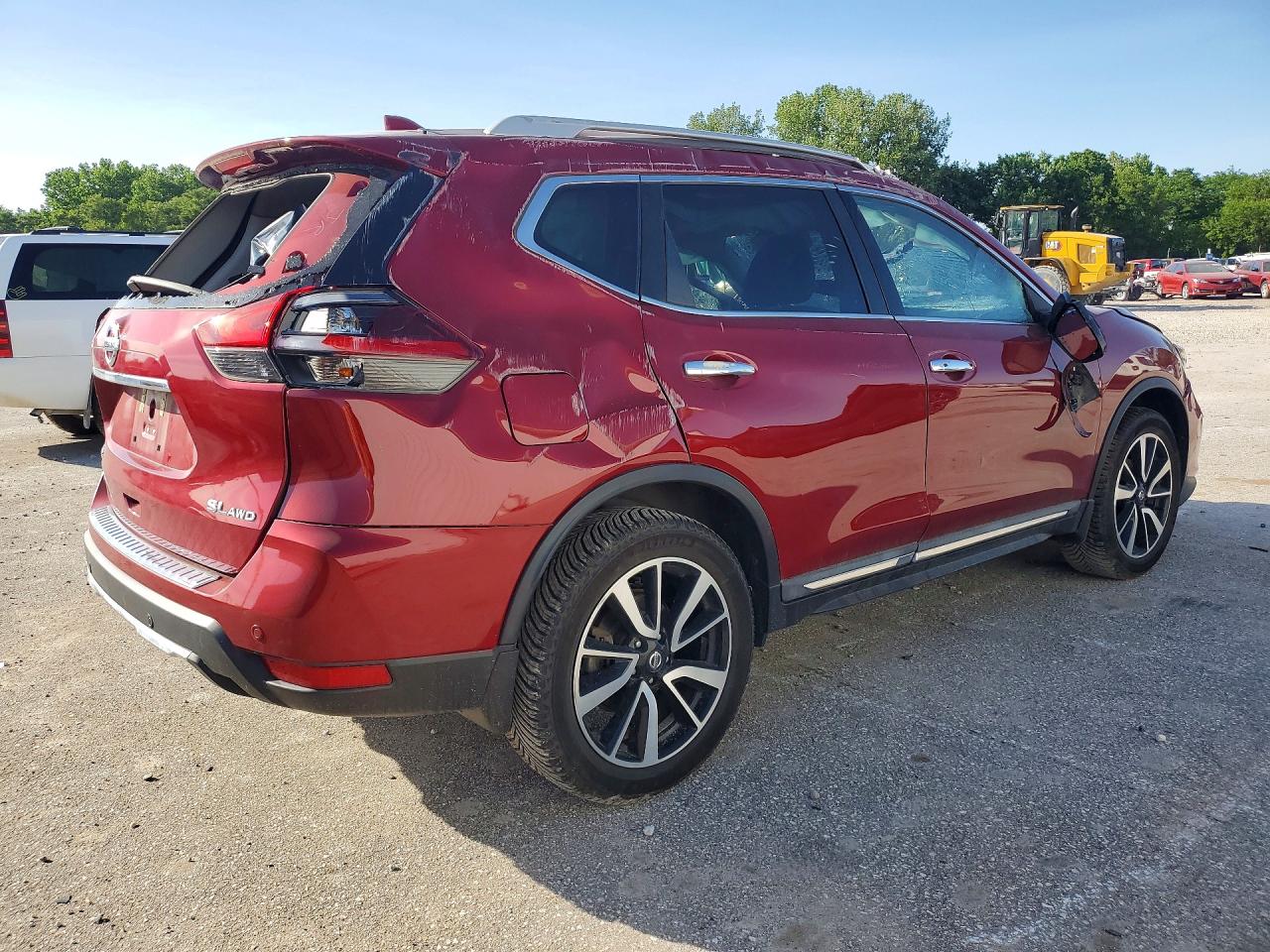 2020 Nissan Rogue Sl Burgundy vin: 5N1AT2MV9LC807791