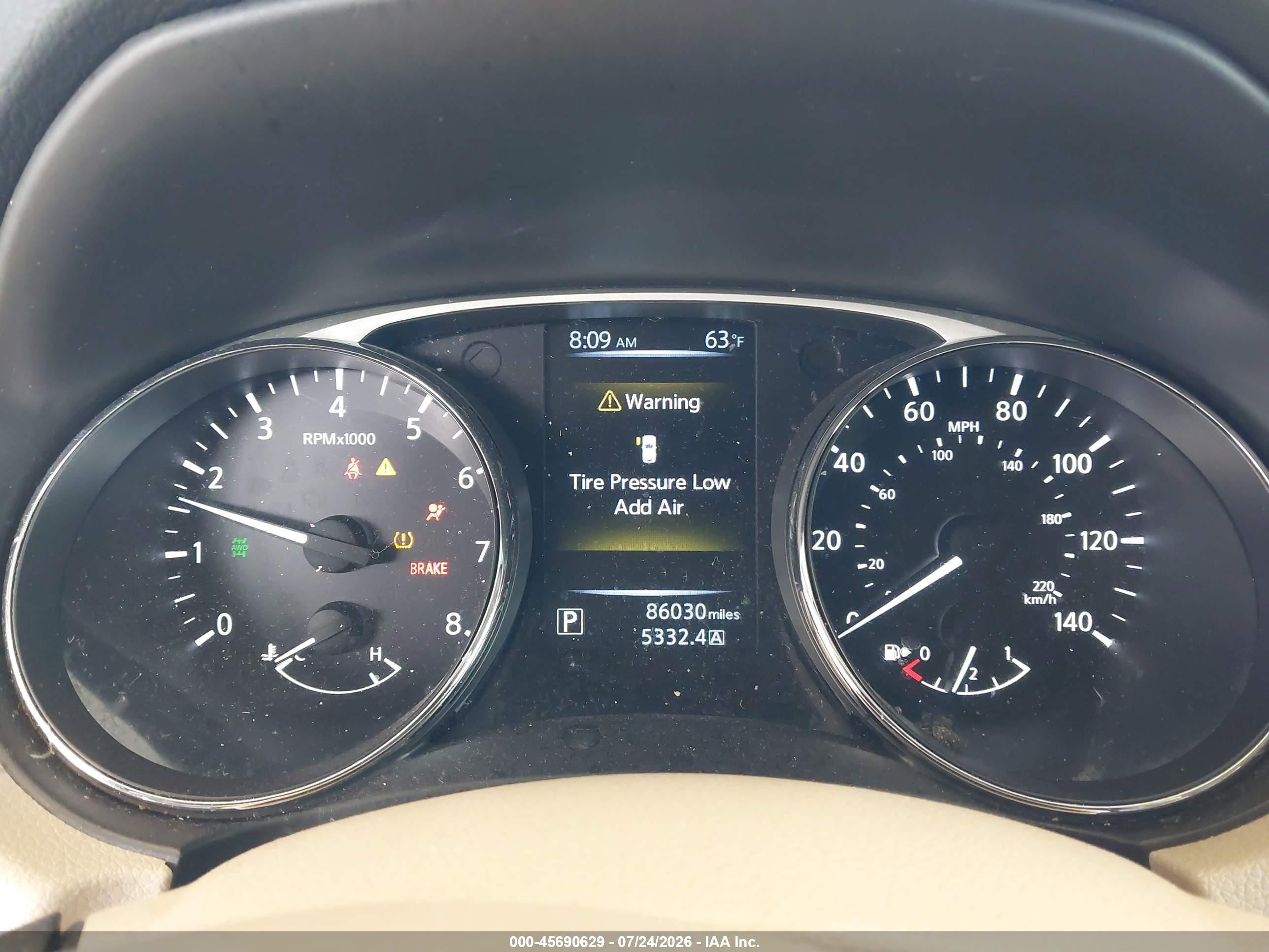 2014 Nissan Rogue Sv White vin: 5N1AT2MVXEC754747