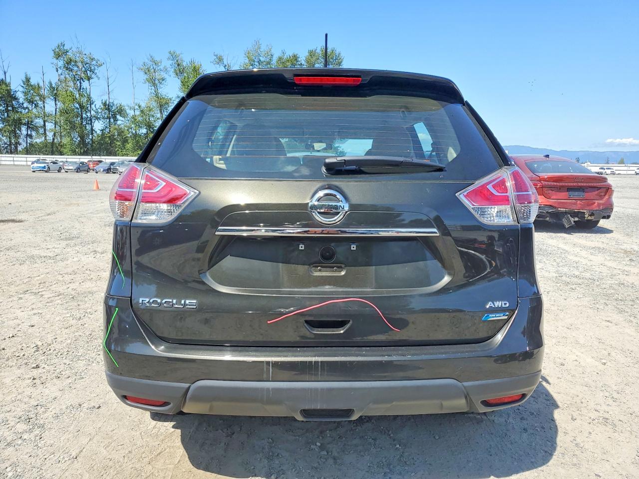 2014 Nissan Rogue S Черный vin: 5N1AT2MVXEC762167