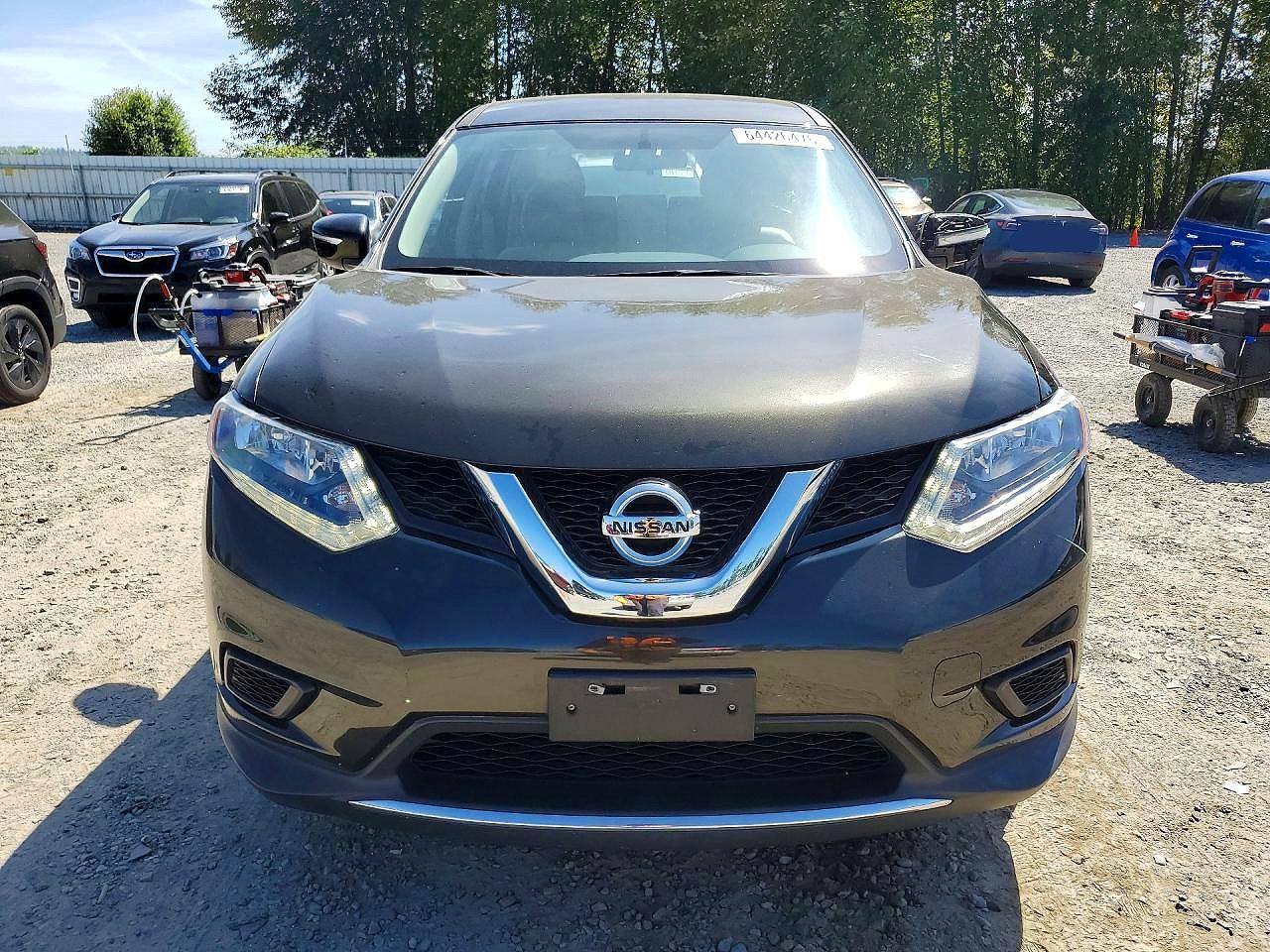 2014 Nissan Rogue S Черный vin: 5N1AT2MVXEC762167