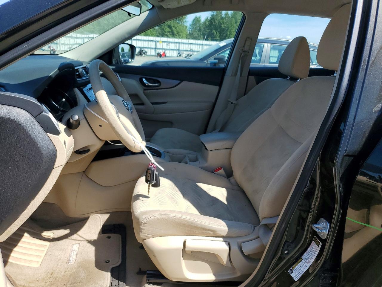 2014 Nissan Rogue S Черный vin: 5N1AT2MVXEC762167