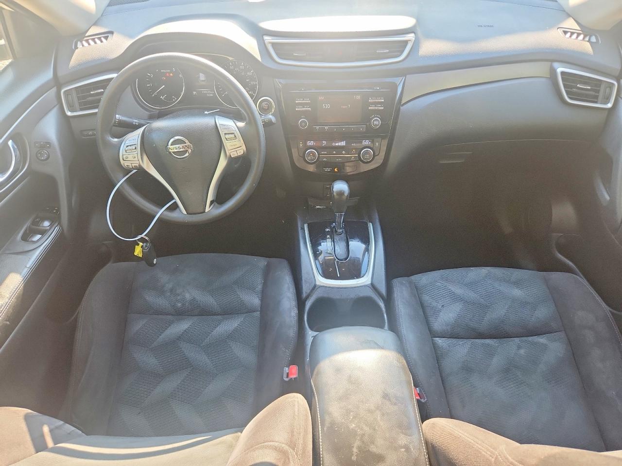 2014 Nissan Rogue Sv White vin: 5N1AT2MVXEC762993