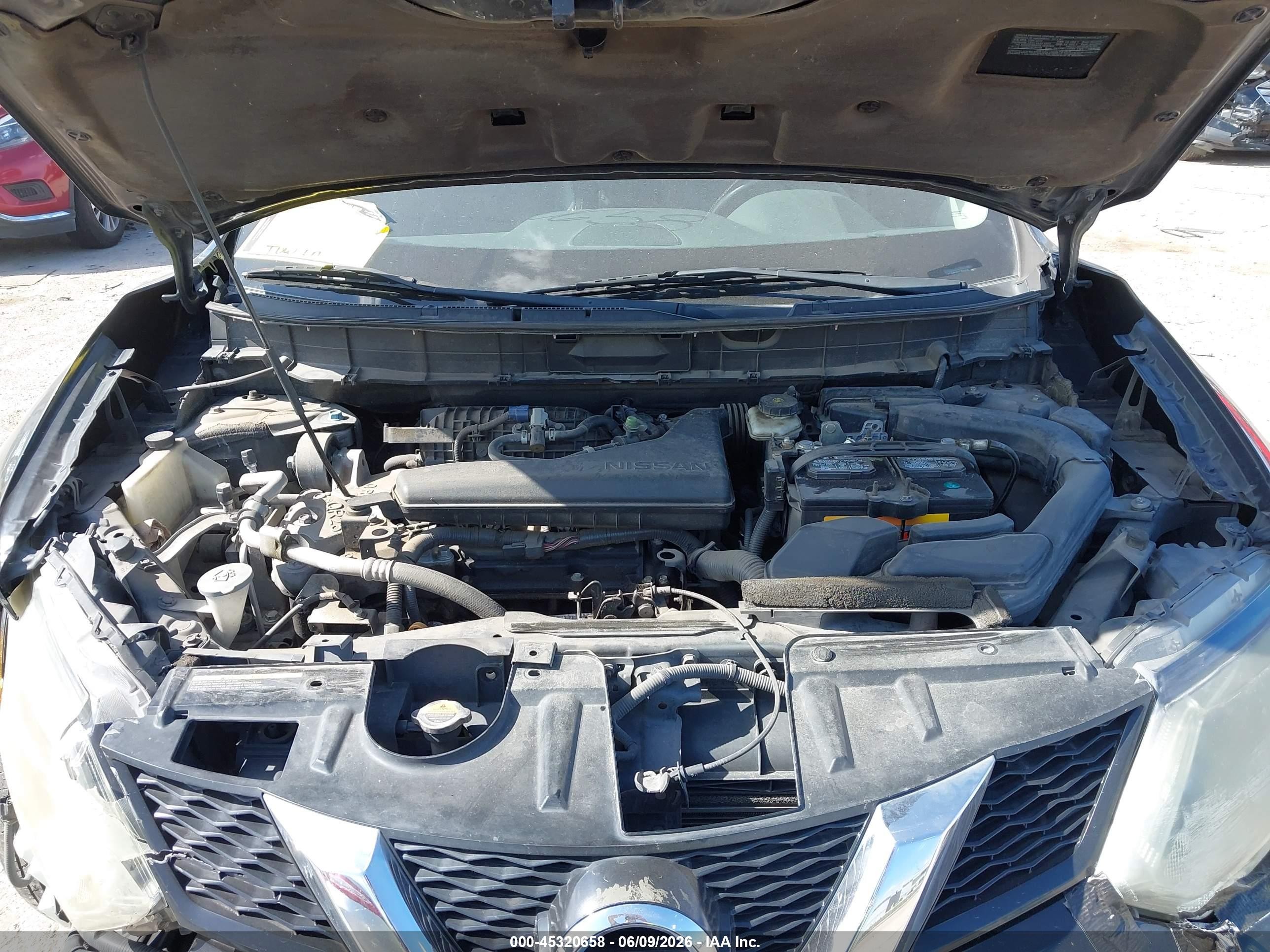 2014 Nissan Rogue Sl Black vin: 5N1AT2MVXEC764209