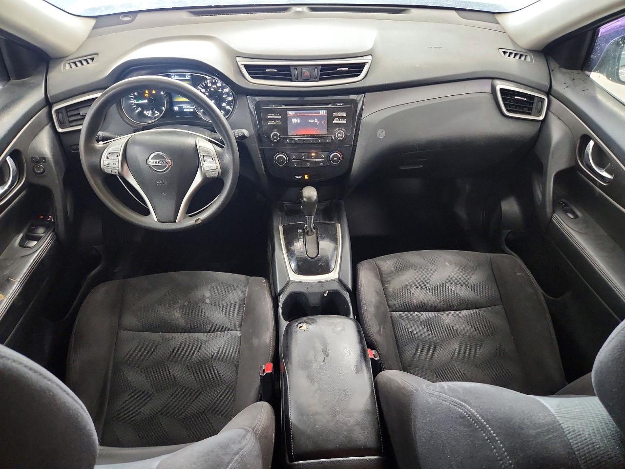 2014 Nissan Rogue S Silver vin: 5N1AT2MVXEC768471
