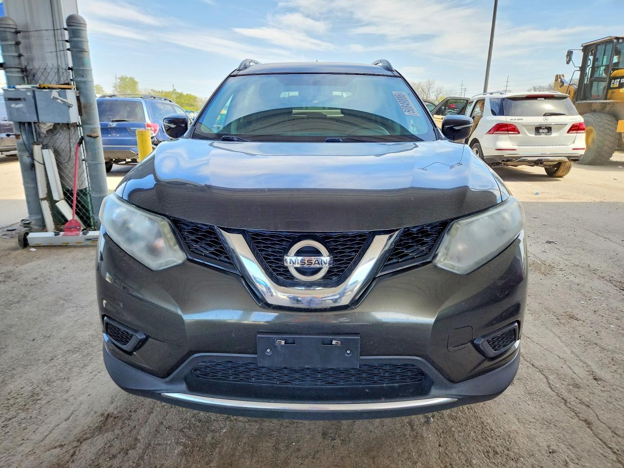 2014 Nissan Rogue Sv Зеленый vin: 5N1AT2MVXEC772262