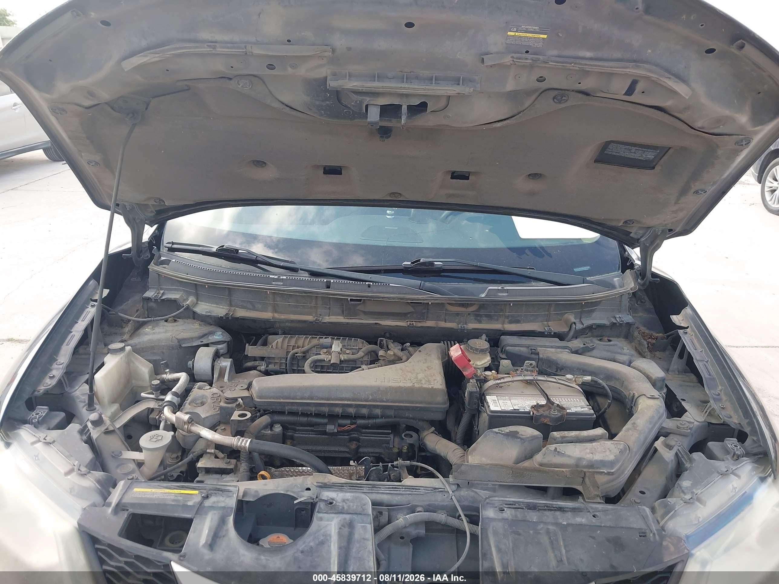 2014 Nissan Rogue Sl Black vin: 5N1AT2MVXEC775047
