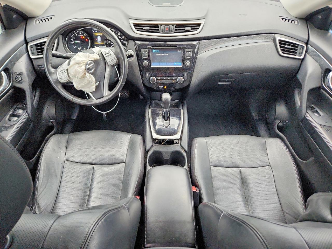 2014 Nissan Rogue Sl Silver vin: 5N1AT2MVXEC776716