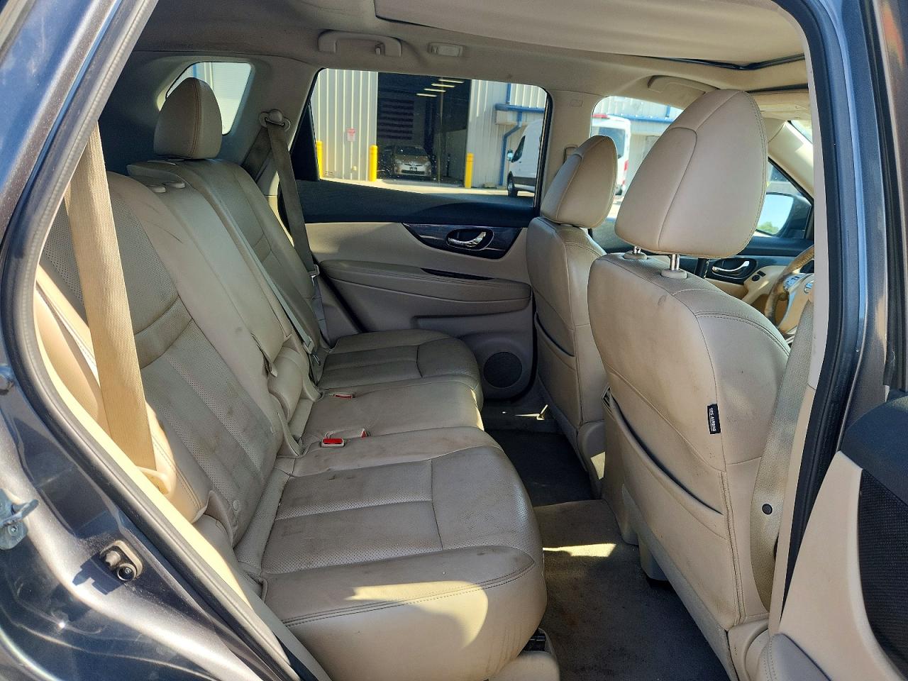 2014 Nissan Rogue Sl Gray vin: 5N1AT2MVXEC781611