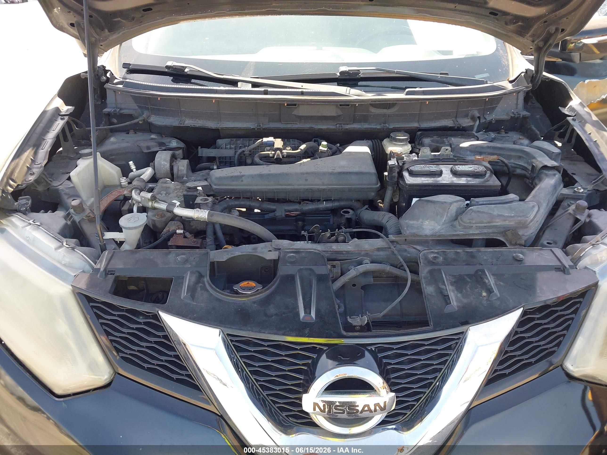2014 Nissan Rogue Sl Black vin: 5N1AT2MVXEC787019