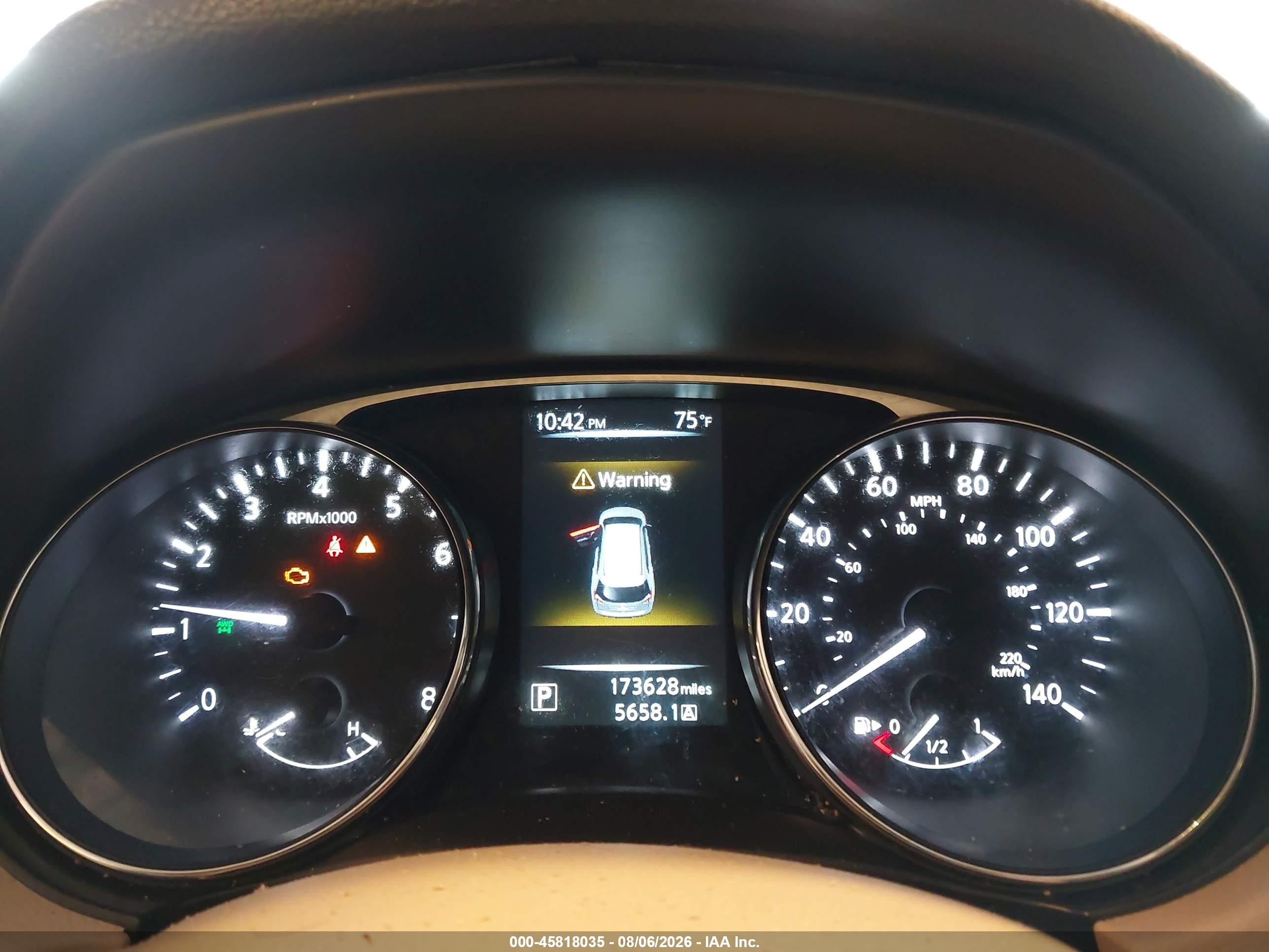 2014 Nissan Rogue Sl White vin: 5N1AT2MVXEC799364