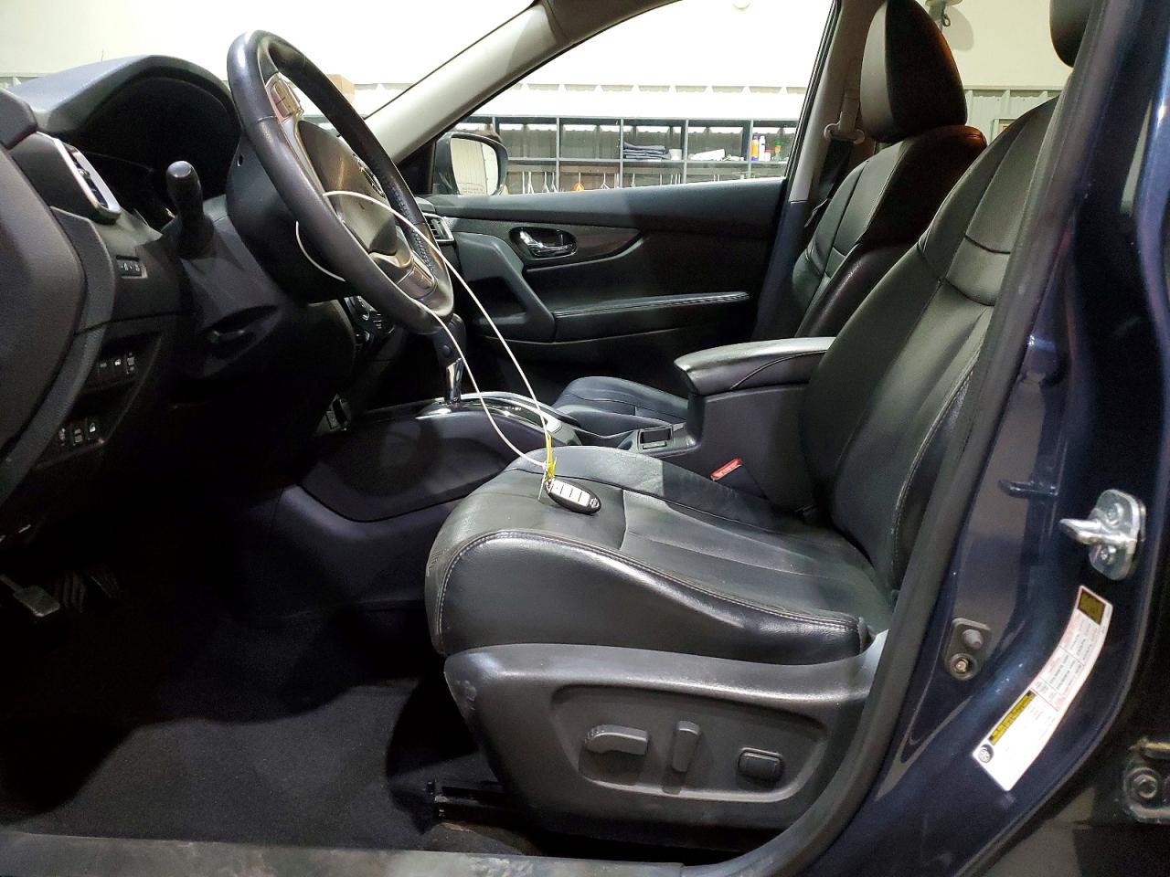 2014 Nissan Rogue Sl Blue vin: 5N1AT2MVXEC805955