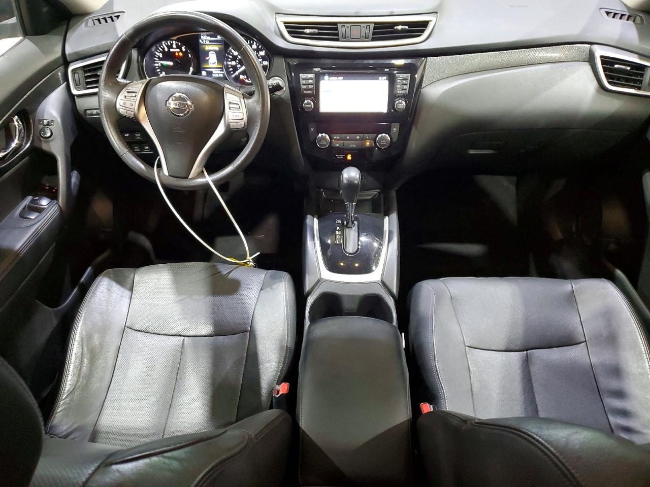 2014 Nissan Rogue Sl Blue vin: 5N1AT2MVXEC805955