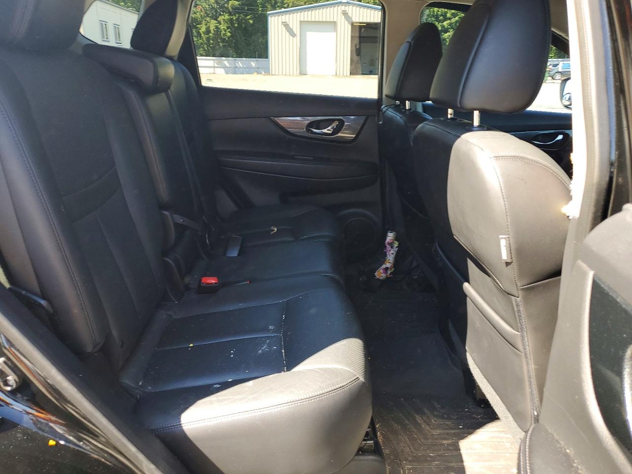 2014 Nissan Rogue Sl Black vin: 5N1AT2MVXEC814381