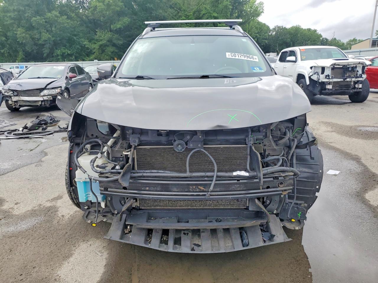 2014 Nissan Rogue S Gray vin: 5N1AT2MVXEC821007