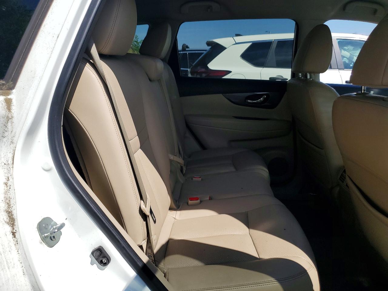 2014 Nissan Rogue Sl White vin: 5N1AT2MVXEC829141