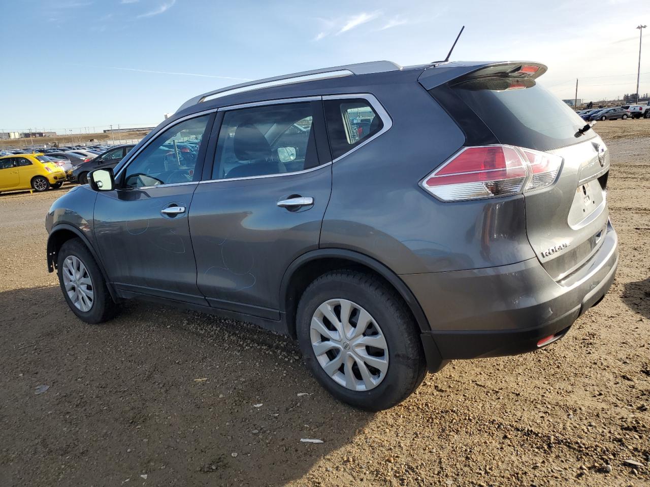 2014 Nissan Rogue S Gray vin: 5N1AT2MVXEC839801