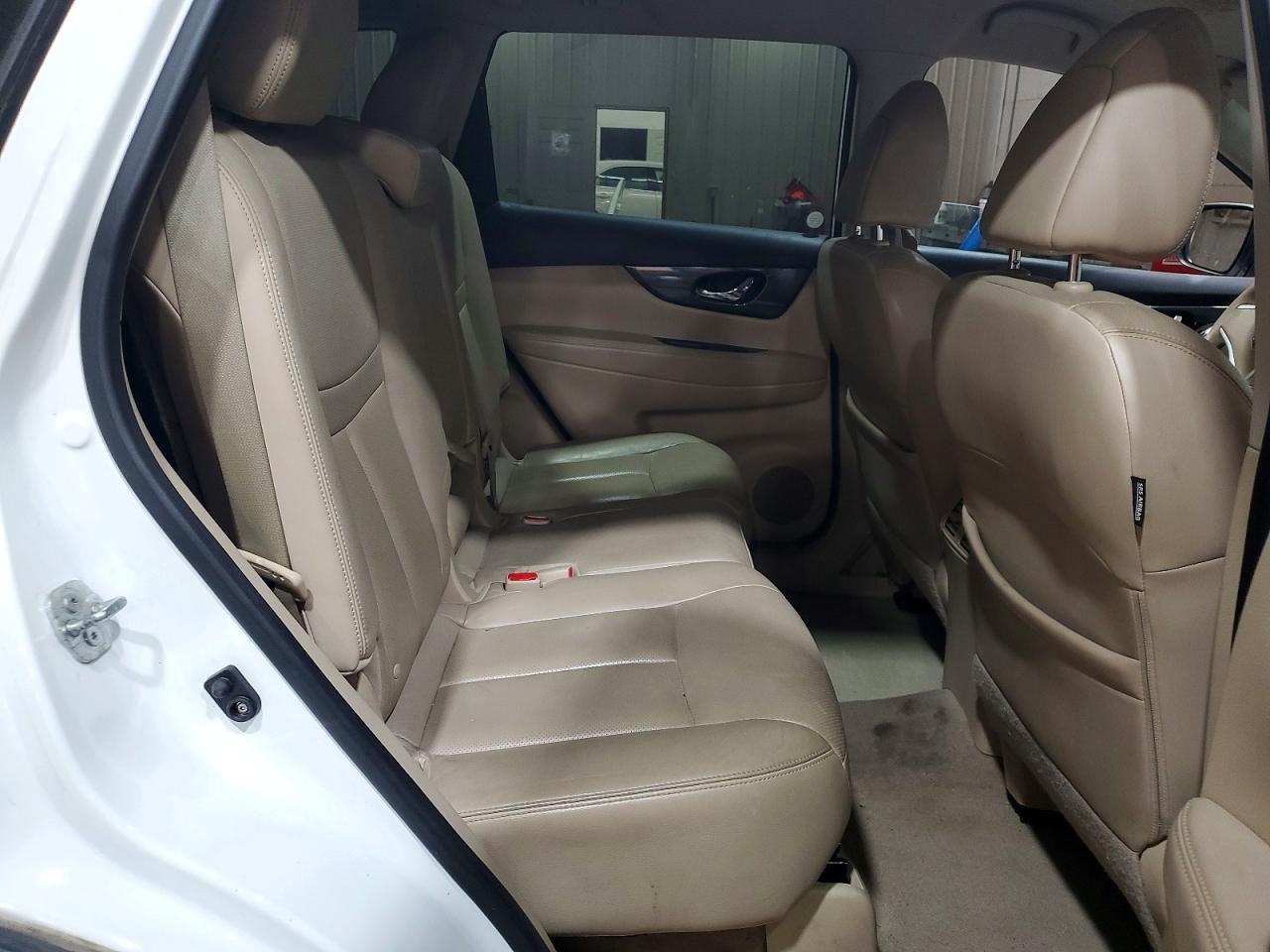 2014 Nissan Rogue Sl White vin: 5N1AT2MVXEC844433