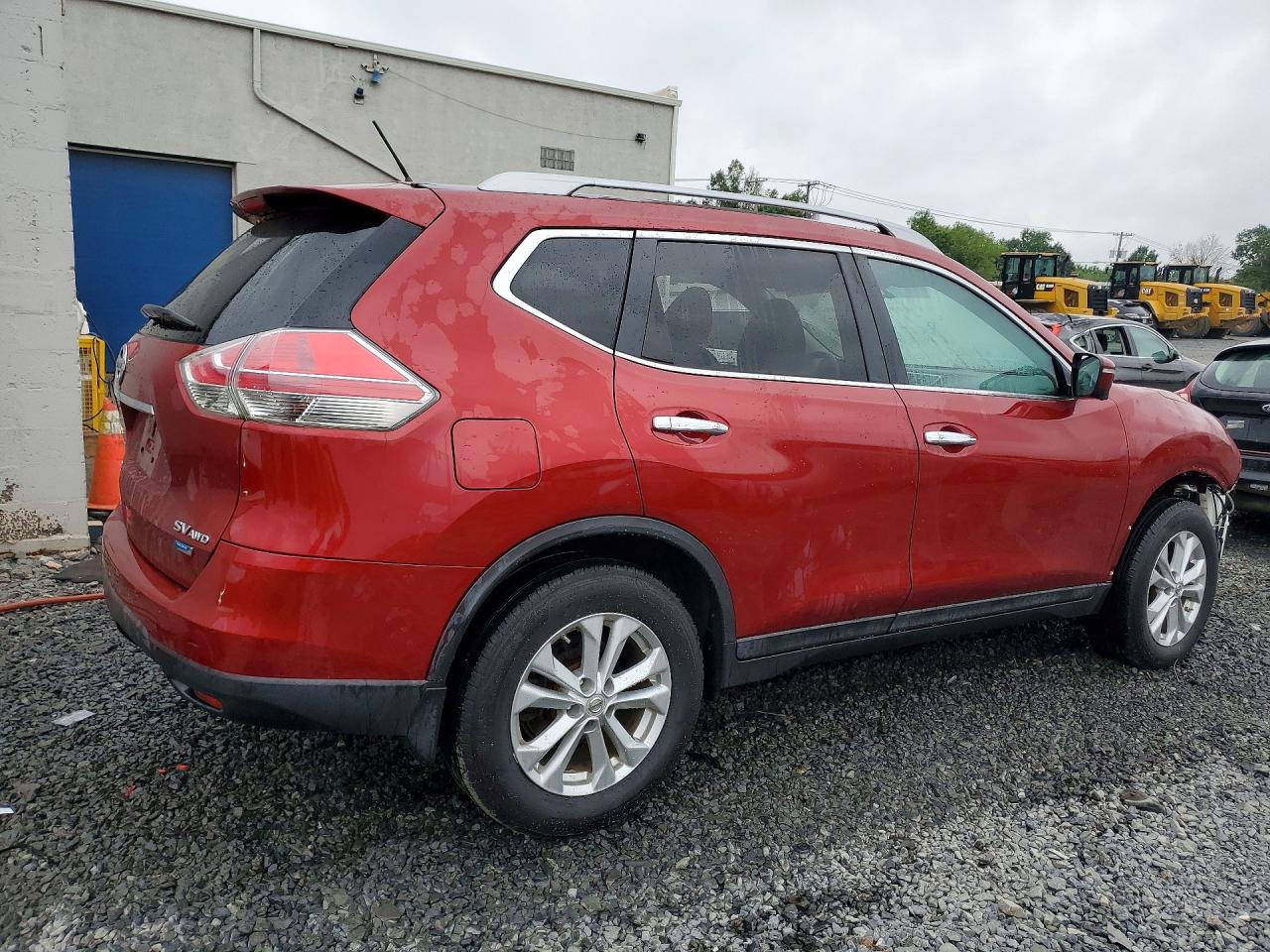 2014 Nissan Rogue Sv Red vin: 5N1AT2MVXEC861829