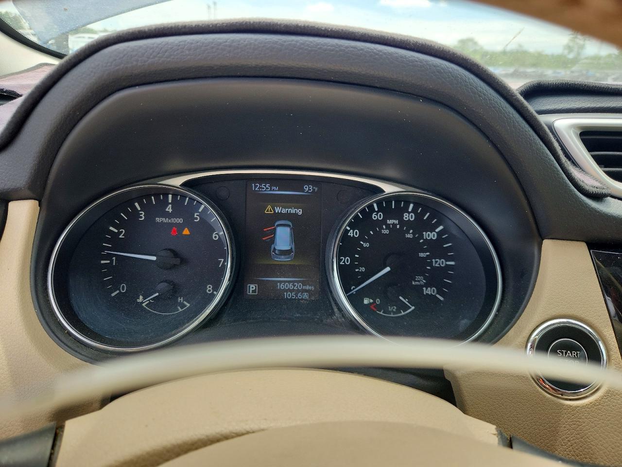 2015 Nissan Rogue Sl Blue vin: 5N1AT2MVXFC769475