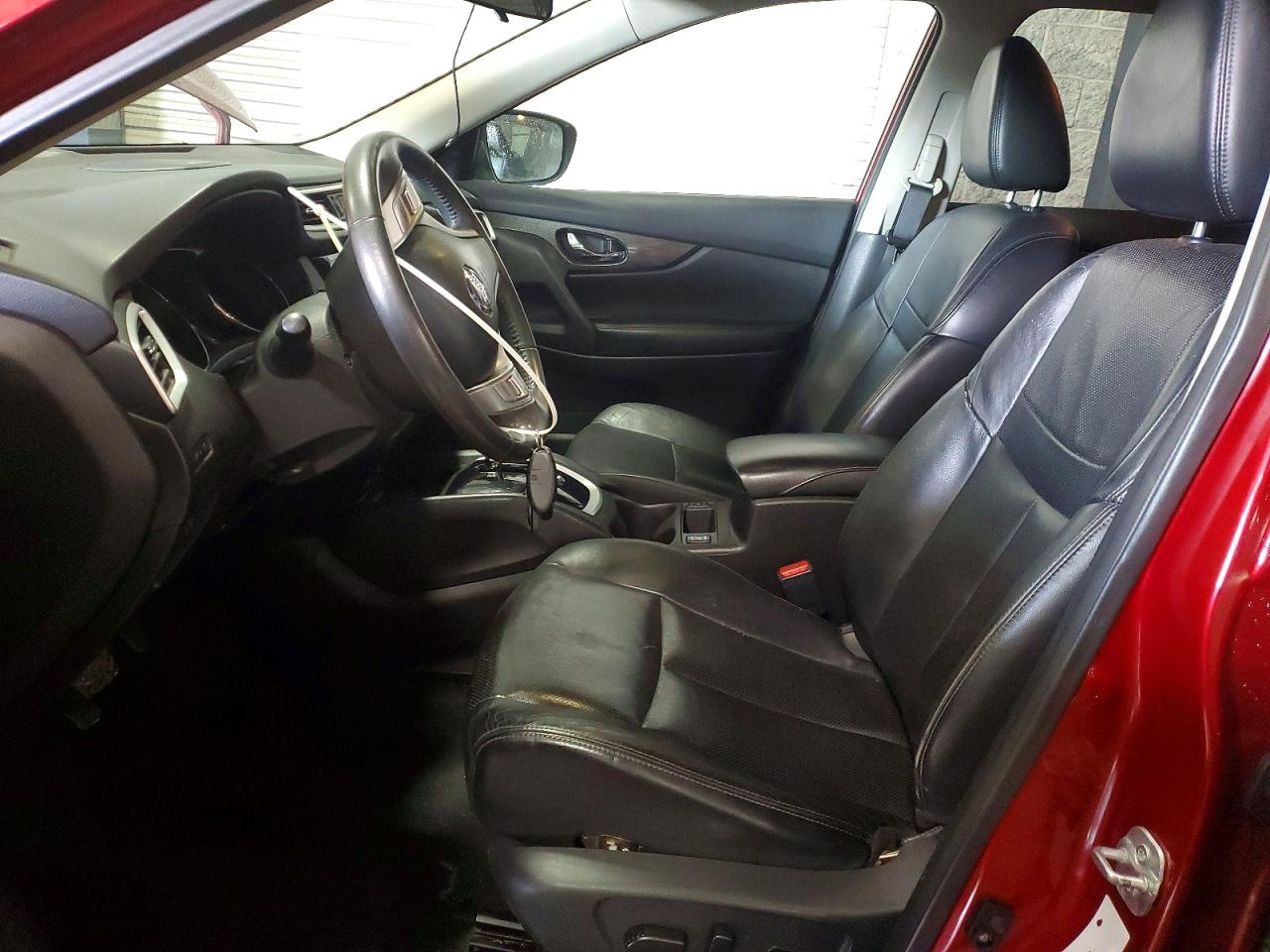 2015 Nissan Rogue Sl Red vin: 5N1AT2MVXFC779732
