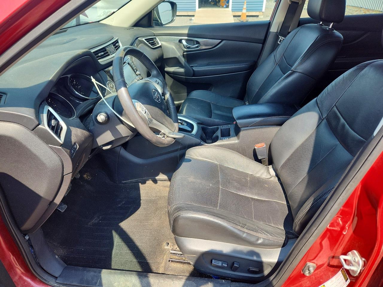 2015 Nissan Rogue Sl Red vin: 5N1AT2MVXFC782310
