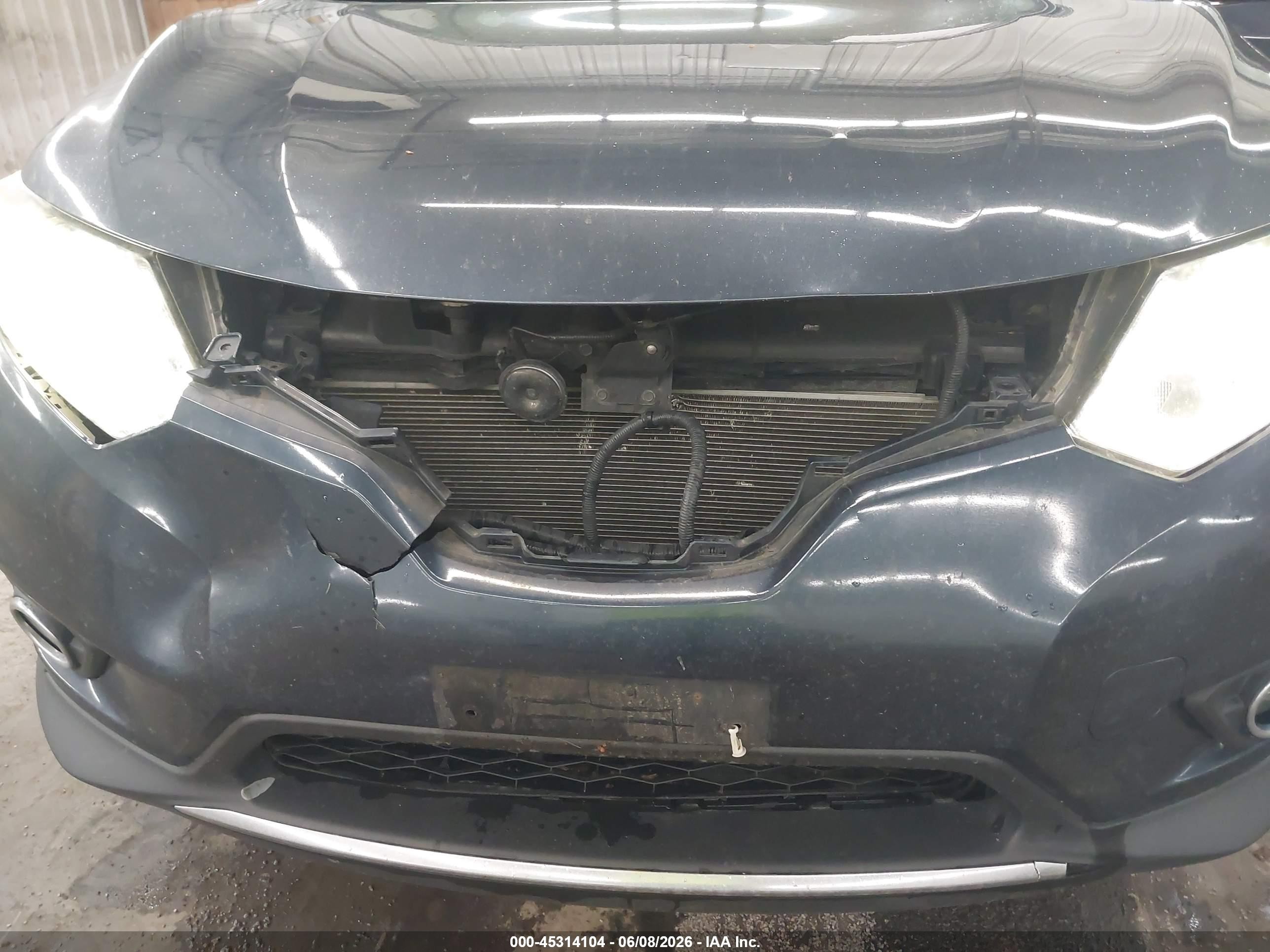 2015 Nissan Rogue Sl Синий vin: 5N1AT2MVXFC785062