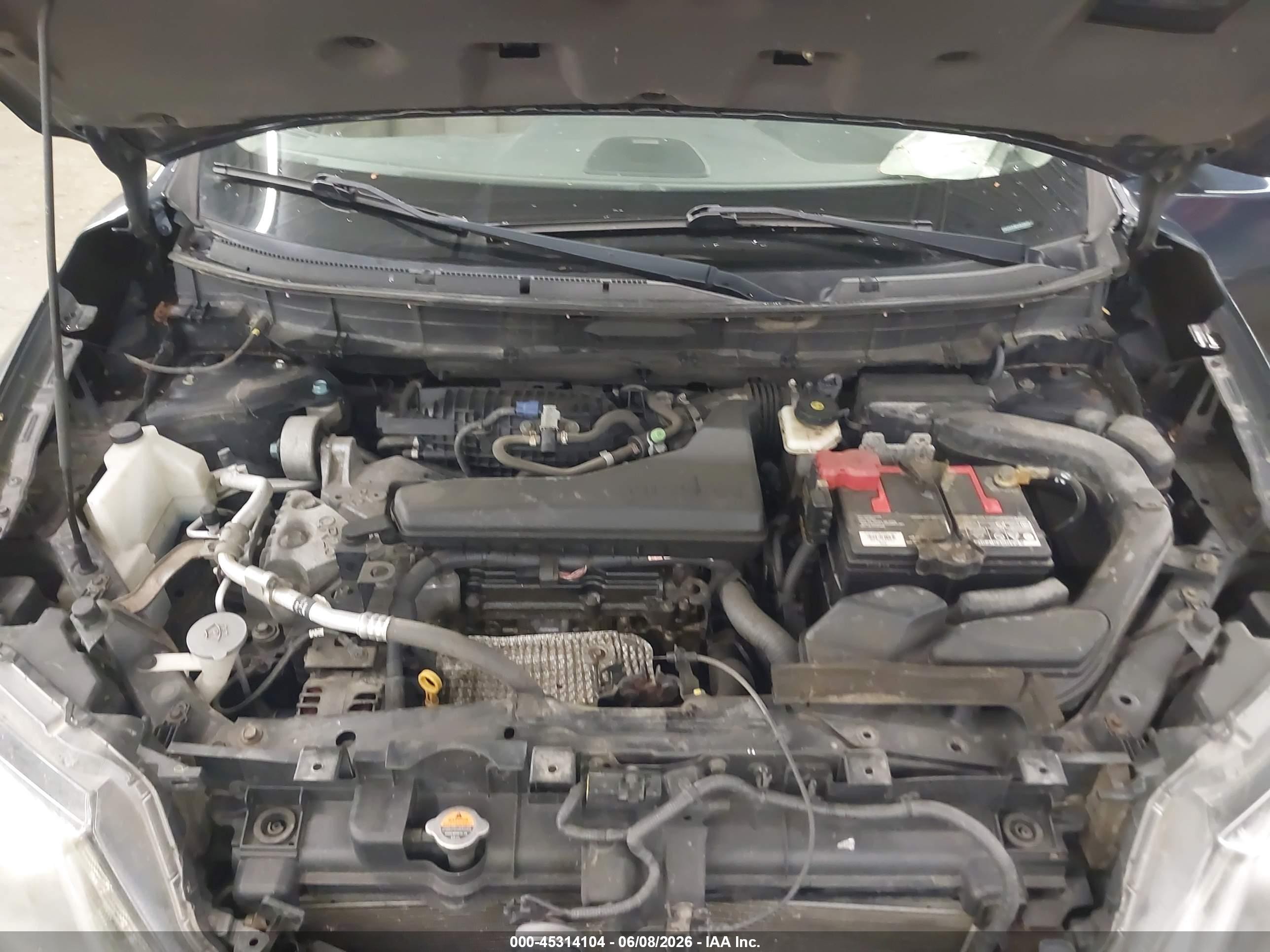 2015 Nissan Rogue Sl Синий vin: 5N1AT2MVXFC785062