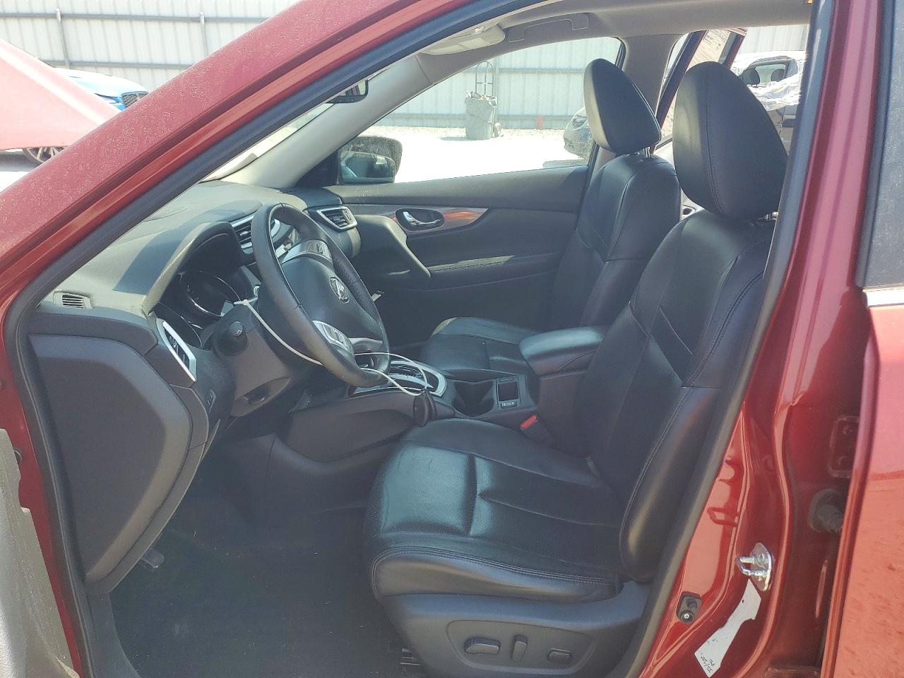 2015 Nissan Rogue S Красный vin: 5N1AT2MVXFC785921