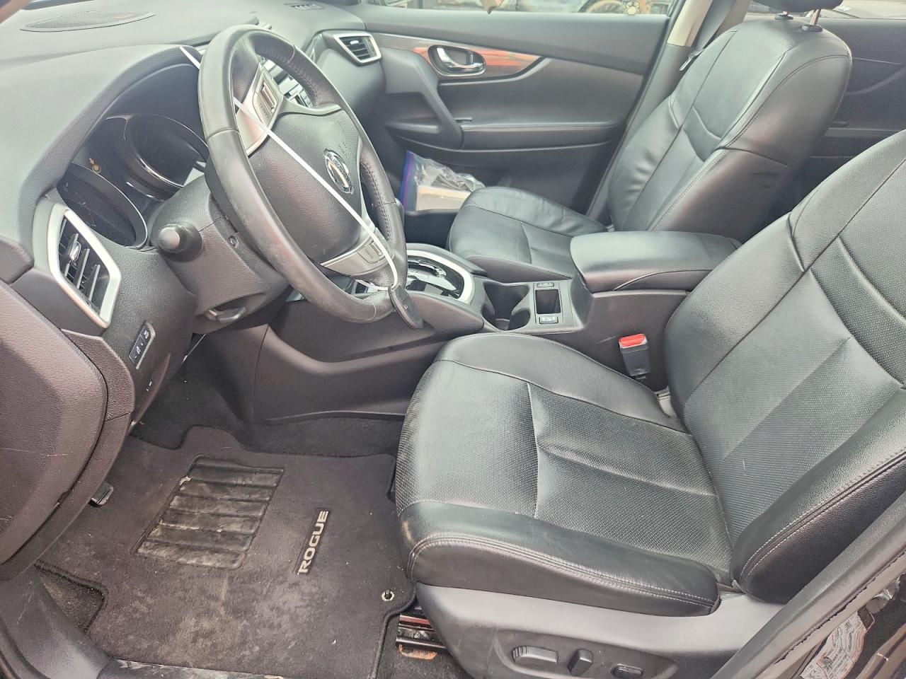 2015 Nissan Rogue S Black vin: 5N1AT2MVXFC845857